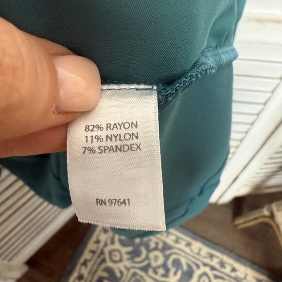 J. JILL WEAREVER COLLECTION Women's L Ponte Knit Button Blazer Career Beachy - Picture 11 of 15